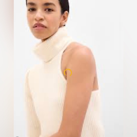 Sweaters - One-Shoulder Turtleneck Sweater size medium